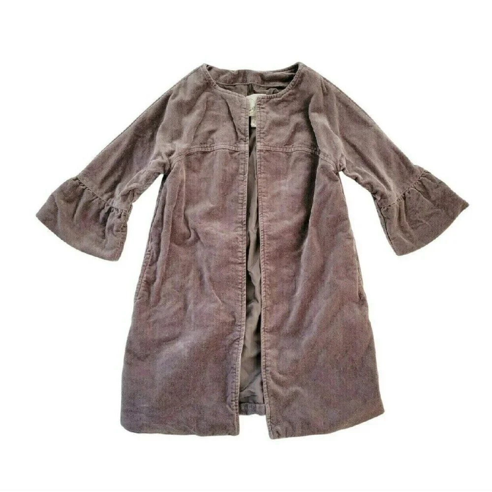 Peek Velour Bell Sleeve Duster 4/5 Girl Fall School